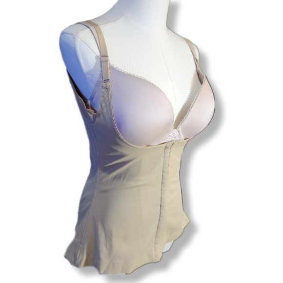 Flexees Ultra Firm Control Torsette Instant Slimmer Beige Shapewear 3XL - Picture 4 of 10